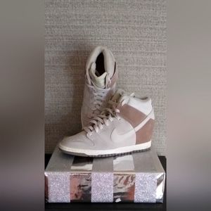 Nike Grey Sky High Dunk Sneaker